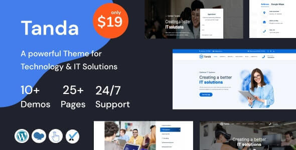 Tanda v1.0 - Technology and IT Solutions WordPress Theme