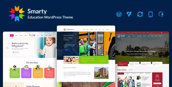 Smarty v3.4.6 - Education WordPress Theme for Kindergarten