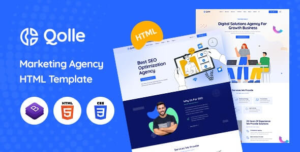 Qolle v1.0 - HTML Template for Digital Marketing Agency