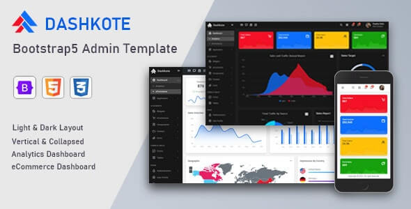 Dashkote v1.0 - Bootstrap5 Admin Template