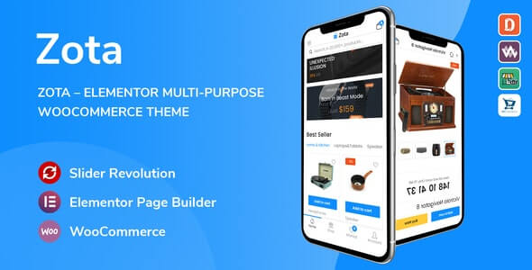 Zota v1.0.1 - Elementor Multi-Purpose WooCommerce Theme