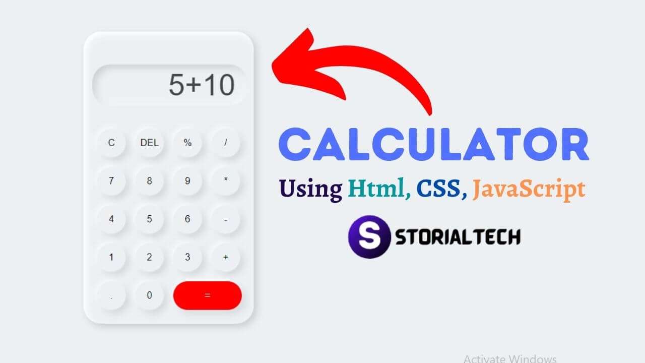 How to make a calculator using html css and javascript in 2022